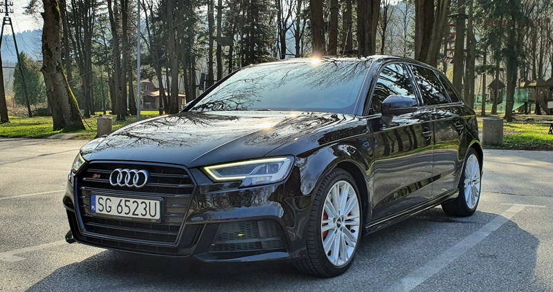 Audi S3 cena 155000 przebieg: 49200, rok produkcji 2018 z Myślenice małe 529